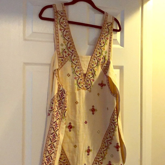 Free People - mini boho dress - sz S - Picture 1 of 2